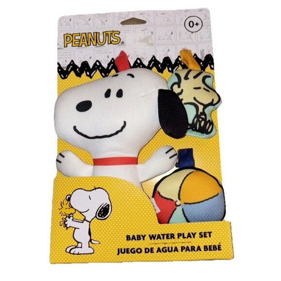 Peanuts Baby Water Play Set With Snoopy Woodstock & Ball Toys - Picture 2 of 4